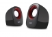 Snopy SN-120 2.0 Siyah/Krmz USB Speaker