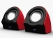 Snopy SN-13 2.0 3W*2 Siyah/Krmz Usb Speaker