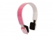 Snopy SN-BT300 Pembe/Beyaz Bluetooth Mikrofonlu Kulaklk