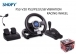 Snopy V20 PC/PS2/PS3 Titreimli 3 in 1 Direksiyon